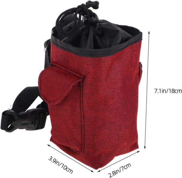 Climbing Chalk Bag with Zippered Pocket Versatile Chalk Bucket for Gymnastics Weightlifting and Outdoor Rock Climbing Gear Grip for Fitness Training and Bouldering - Image 2