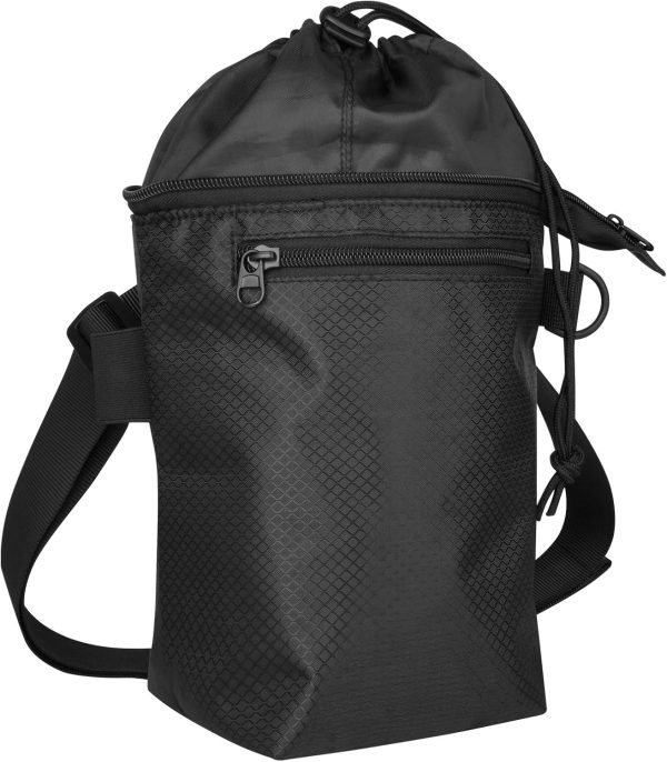 Chalk Bag for Rock Climbing Bouldering Weightlifting with Adjustable Waist Belt and Zipper Phone Pocket, Rock Climbing Equipment for Indoor/Outdoor Training