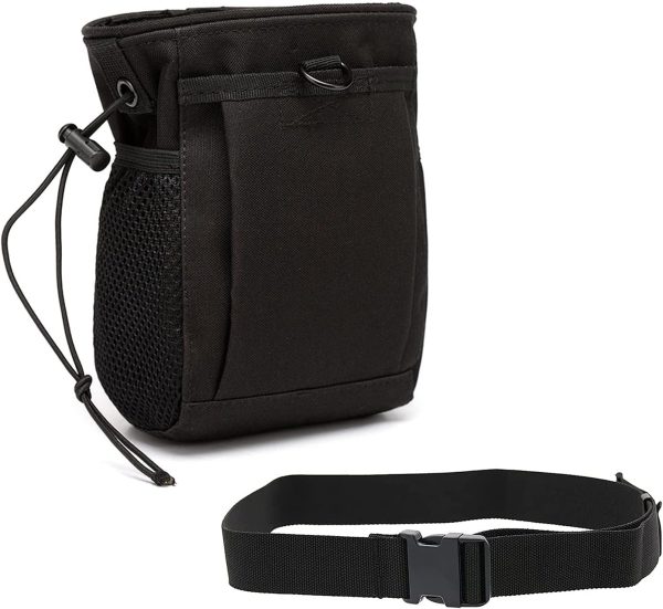 Rock Climbing Chalk Bag,  Bouldering Chalk Bags with Quick-Clip Belt and 3 Pockets, Great Equipment for Rock Climbing, Gym Training, Gymnastics, Weightlifting