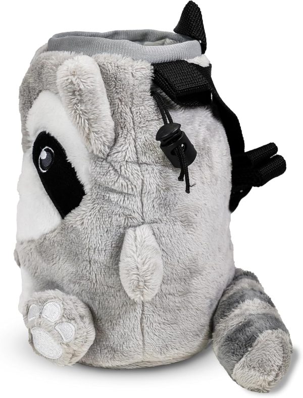 Chalk Bag for Rock Climbing - Cute Chalk Bag for Bouldering, Gym, Indoor & Outdoor Climbing with Adjustable Belt, Brush Holder & Carabiner - Image 2