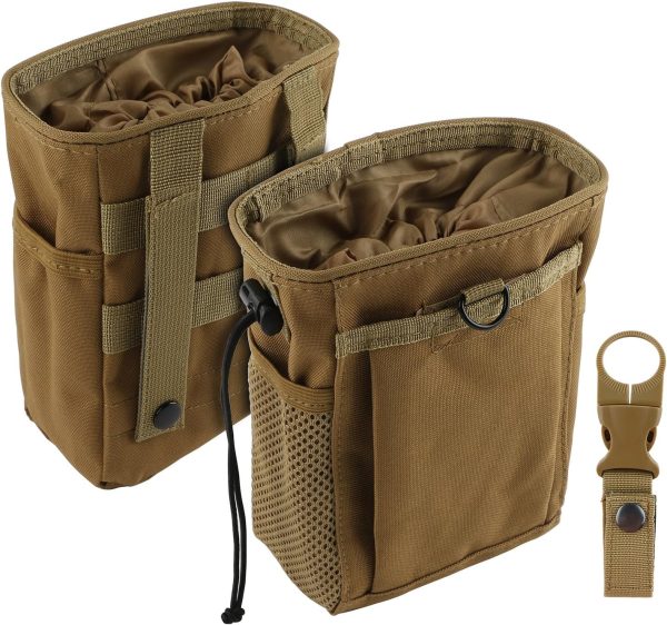 Drawstring Highend Rock Climbing Chalk Bag with a Carabiner Different Pockets for Climbing Bouldering, Gymnastics, Gym Pouch,  and Lifting