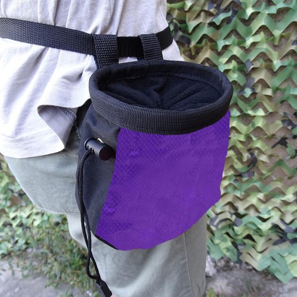 Climbing Chalk Bags,No Leak Rock Climbing Strawstring Bag Drawstring Magnesia Sack,Rock Climbing Gear Equipment - Image 2