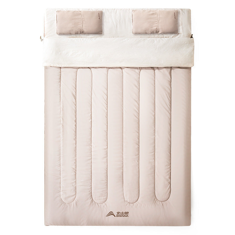 Outdoor Camping Sleeping Bag - 2.6kg Coffee Gray - Image 5