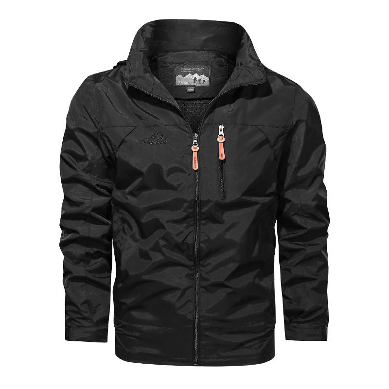 New Style Plus Size Jacket Men's Outdoor Hooded Jackets Men's Jackets - Image 3