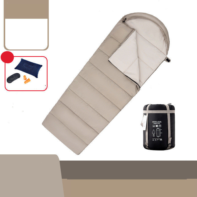 Down Sleeping Bag Outdoor Thick Cotton Stitching - Image 17