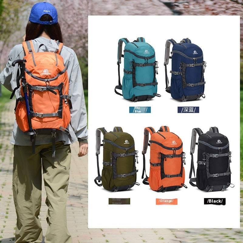 30L Oxford Cloth Backpack Hiking Camping Backpack - Image 5