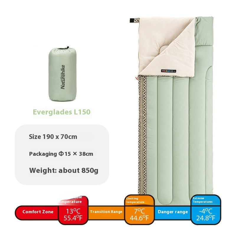 Four Seasons Universal Portable Outdoor Camping Dirty Proof Sleeping Bag - Image 5