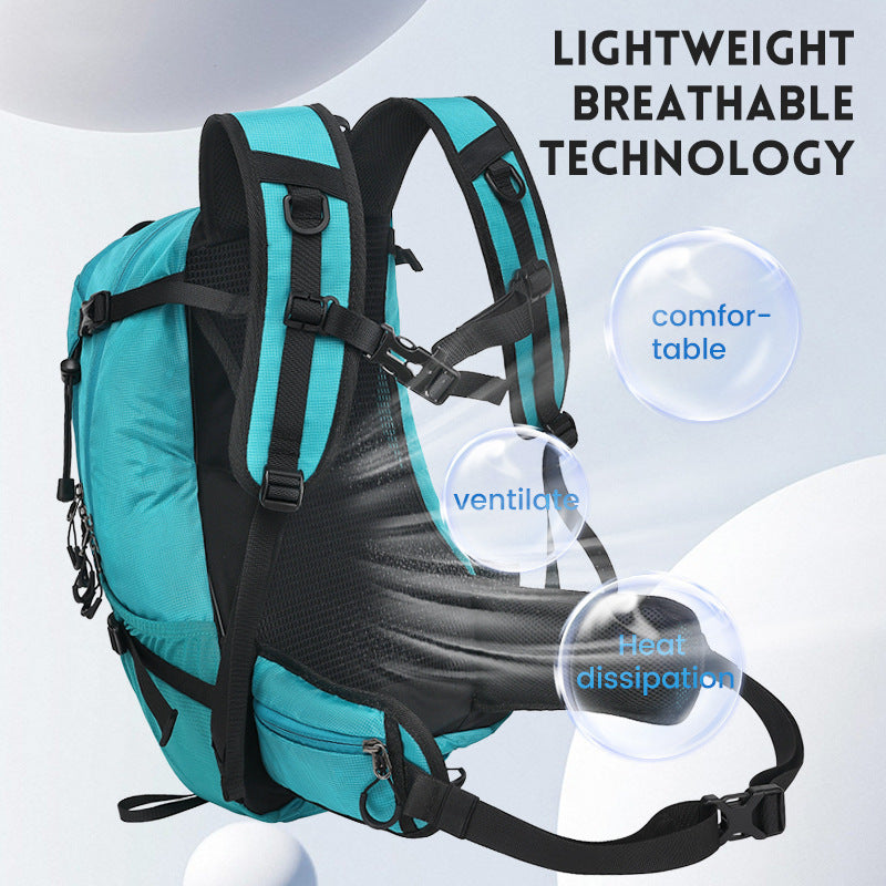 Outdoor Multifunctional Waterproof Hiking Backpack Large Capacity Lightweight Folding Travel - Image 5