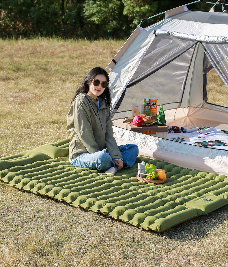 TPU Thickened Double Air Mattress Outdoor Tent Sleeping Mat - Image 7