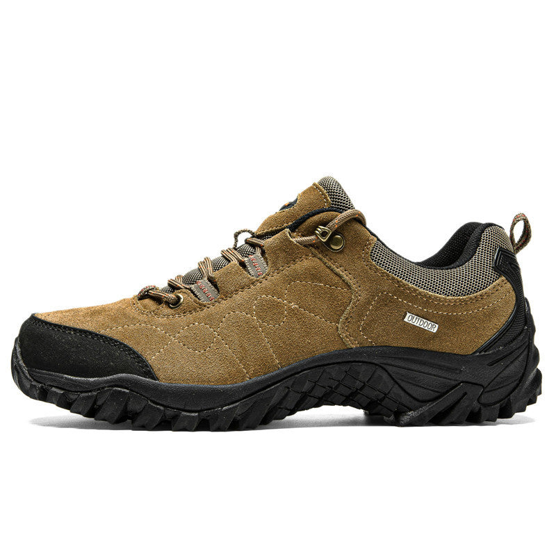 Autumn And Winter Lightweight Outdoor Hiking Shoes Men's Shoes Cowhide Non-slip Wear-resistant Breathable - Image 2