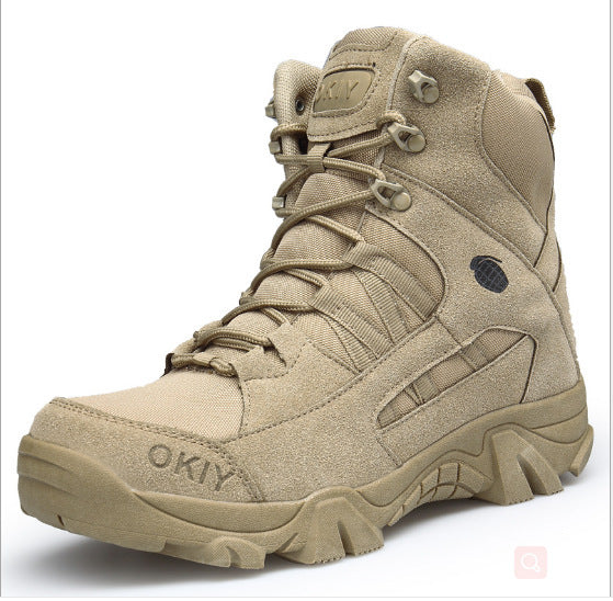 Breathable High Top Outdoor Hiking Tactical Boots Desert Boots - Image 7
