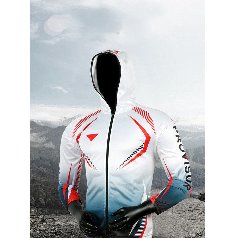 Hooded anti-ultraviolet fishing suit - Image 6