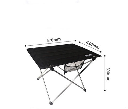 Outdoor camping small folding table aviation light aluminum alloy portable picnic table - Image 7