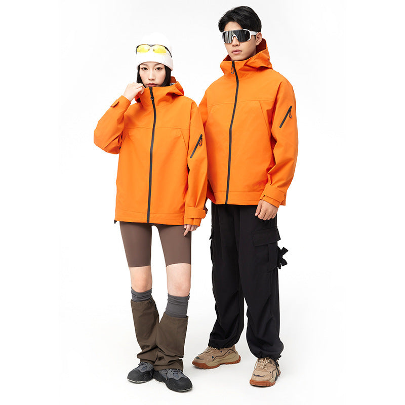 Mountain Hard Shell Shell Jacket Windproof Waterproof Outdoor Mountaineering Clothing Breathable Overalls - Image 3