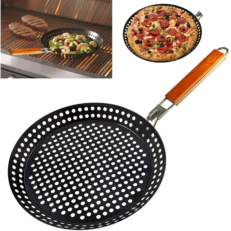 Outdoor Camping Foldable Grilled Skillet Pan - Image 4