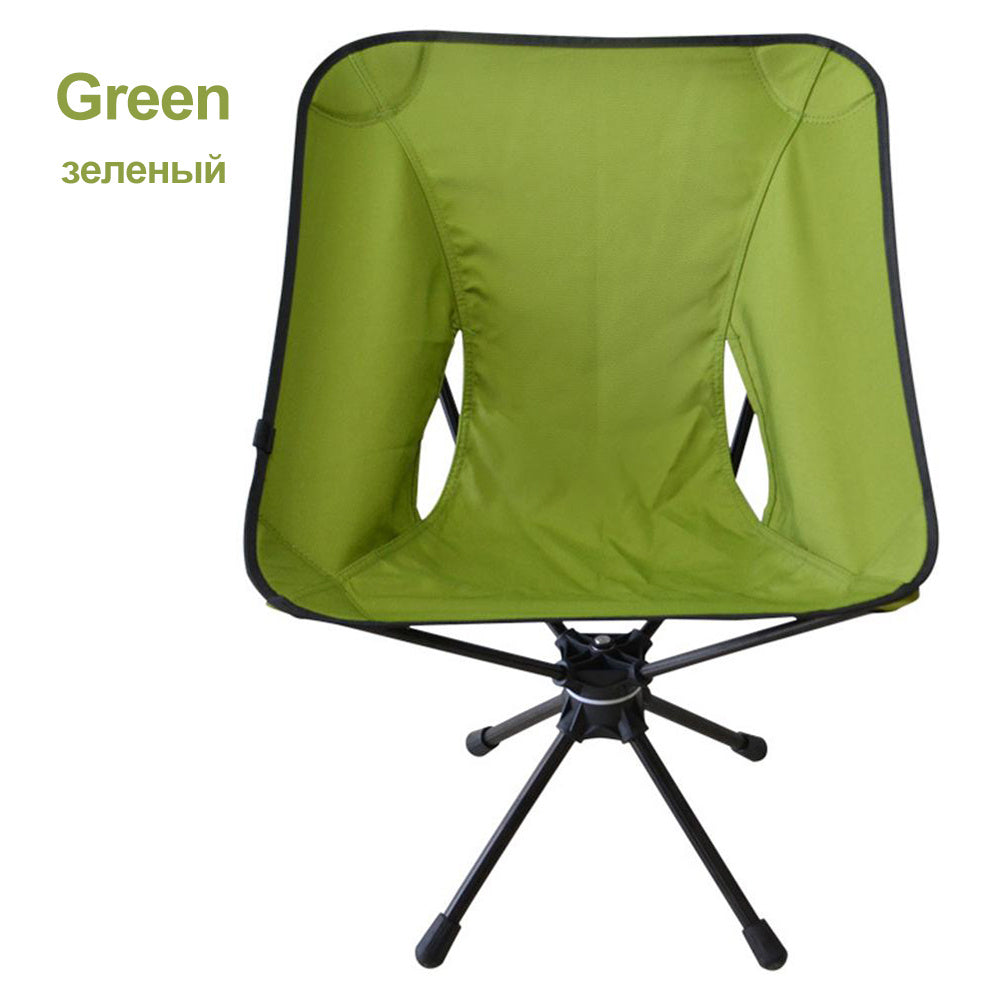 Outdoor Folding Chair 360 Degree Rotatable Leisure Chair - Image 4