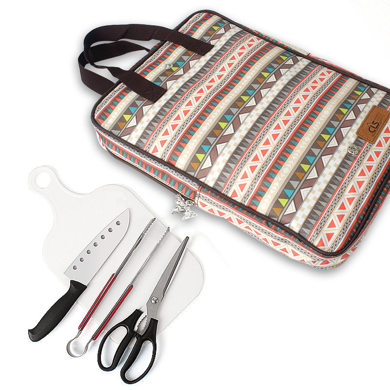 New Outdoor Cookware Five-Piece Set Camping Barbecue - Image 4