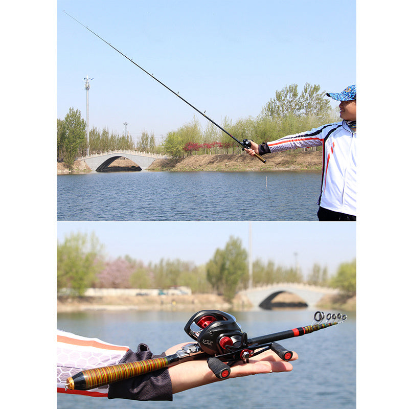 Telescopic Rock Fishing Rod Spinning Fly Carp Feeder Carbon Fiber Pesca Mini Travel Rod Reel Seat - Image 6