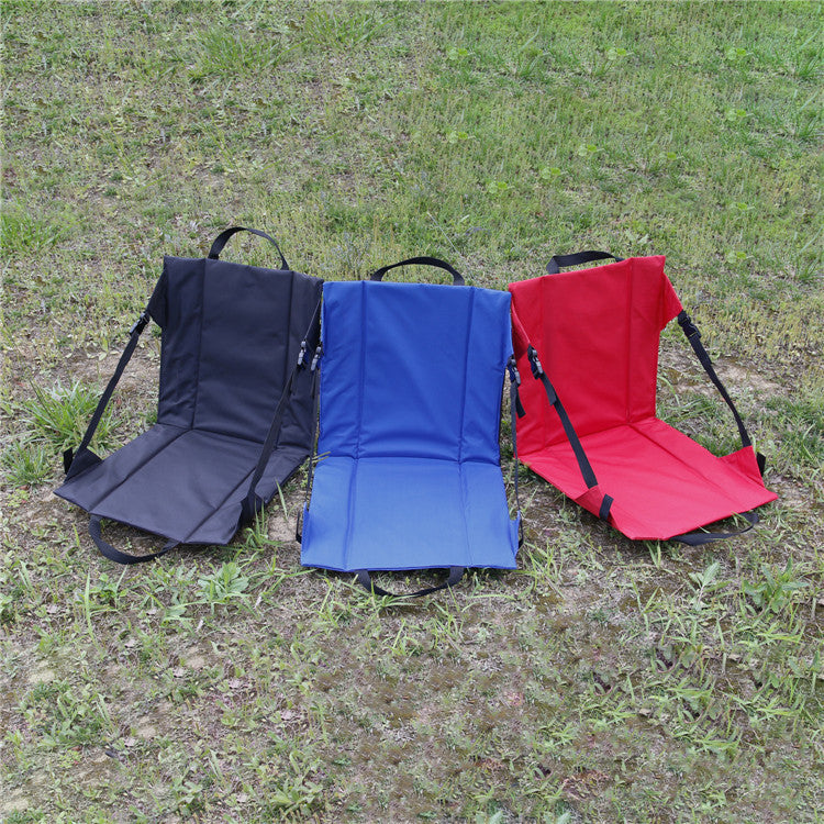 Portable Outdoor Camping Travel Folding Chair With Backrest Beach Moisture-proof Leisure Barbecue Folding Cushion - Image 3