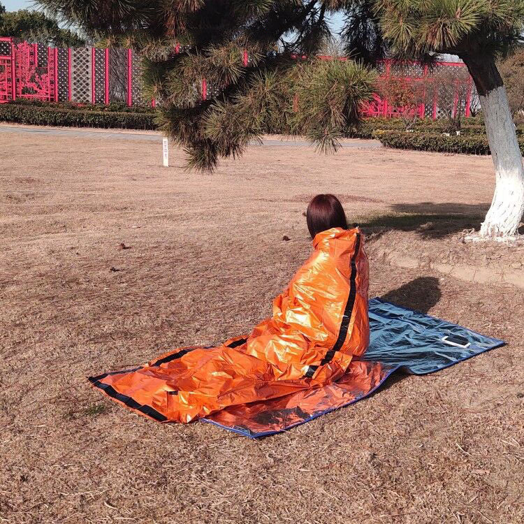 Waterproof Lightweight Outdoor Emergency Sleeping Bag Survival Rescue Thermal First Aid Blanket Camping Foil Rescue Blanket New - Image 3