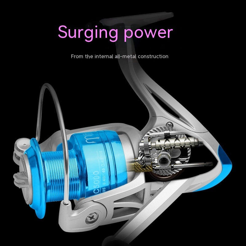 Tossing Fishing Reel ABS Spool Metal Lure Spinning Reel - Image 10