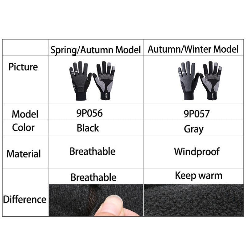 Cycling Windproof Long Finger Bike Gloves - Image 7