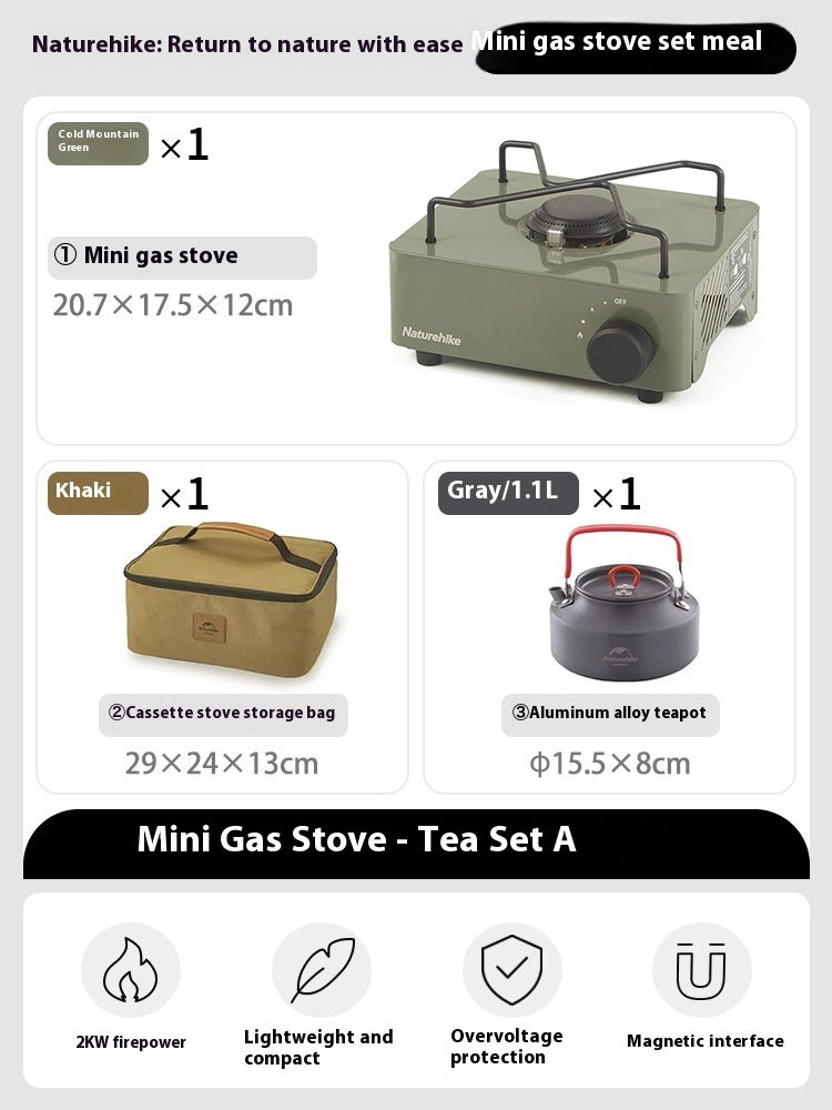 Mini Portable Gas Stove Outdoor Camping Cookware Stove Portable - Image 8