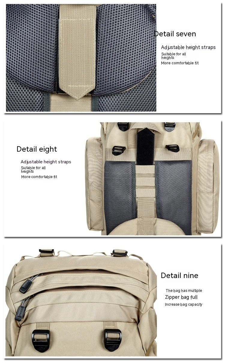 Large Capacity Outdoor Mountaineering Bag Sports Backpack - Image 2