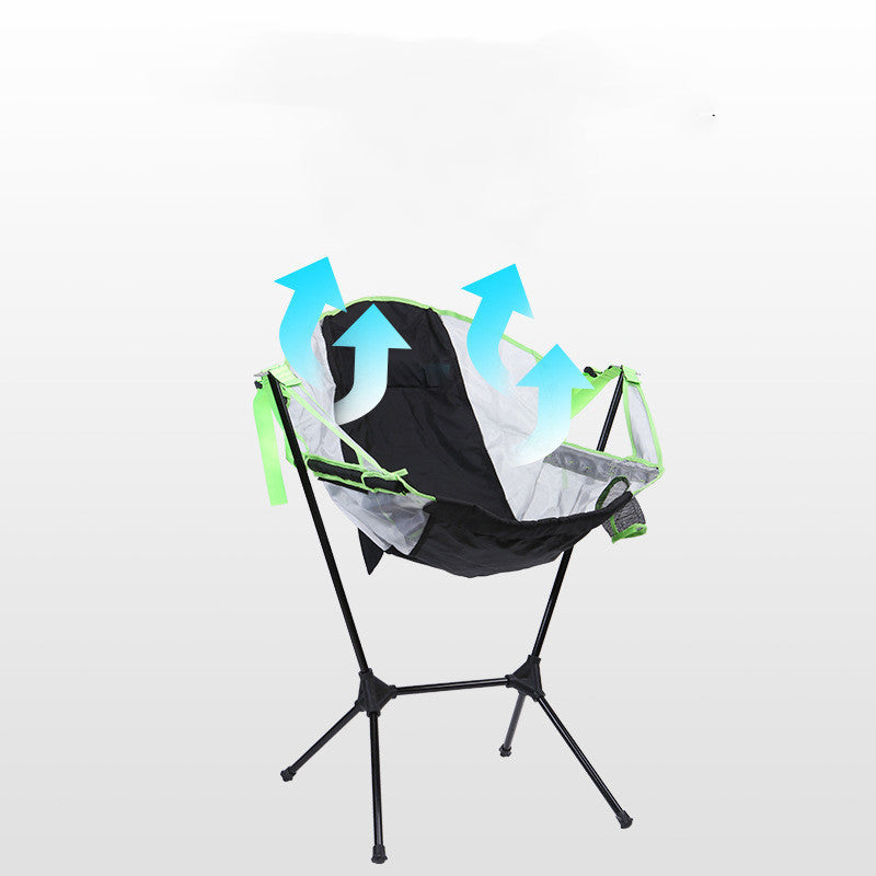 Moon Folding Outdoor Rocking Chair - Image 2