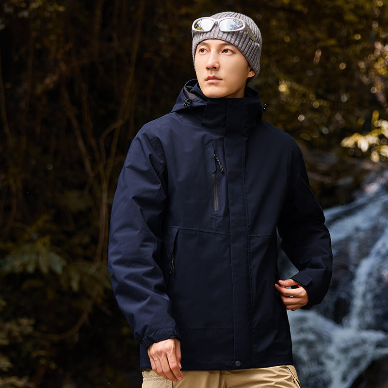 Full Heat Seal Shell Jacket Three-in-one Windproof Outdoor - Image 6