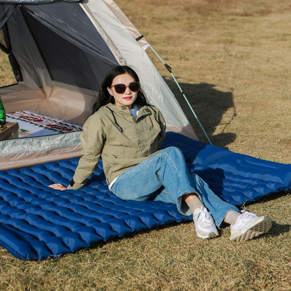 TPU Thickened Double Air Mattress Outdoor Tent Sleeping Mat - Image 9
