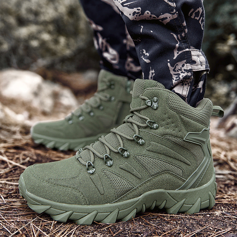 Men's Outdoor Hiking Shoes - 702 Army Green - Image 4
