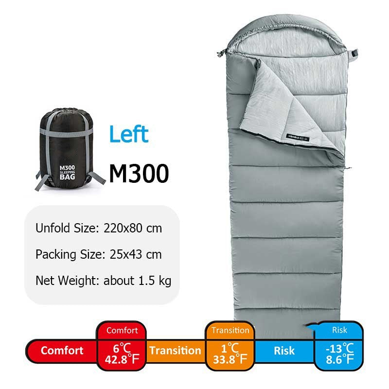 Spliceable Double Tent Camping Portable Washable Cotton Sleeping Bag - Image 2