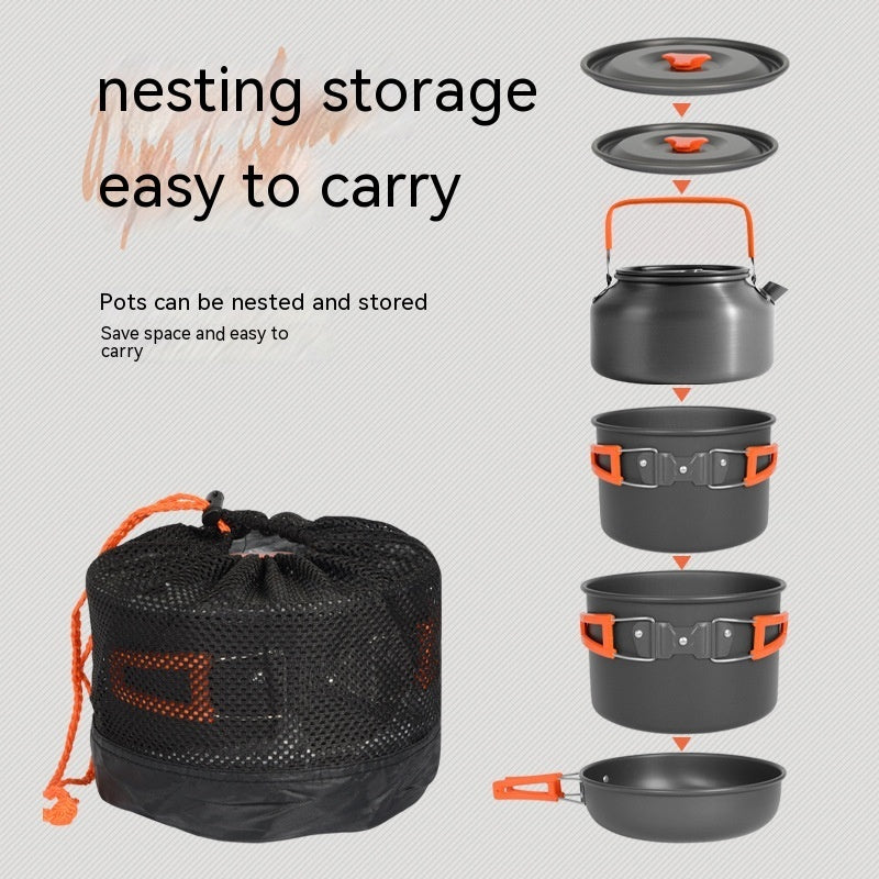Multi-person Camping Picnic Pot Portable Mixed Pot - Image 8