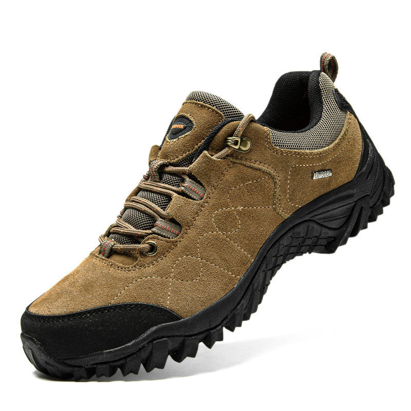 Autumn And Winter Lightweight Outdoor Hiking Shoes Men's Shoes Cowhide Non-slip Wear-resistant Breathable - Image 4
