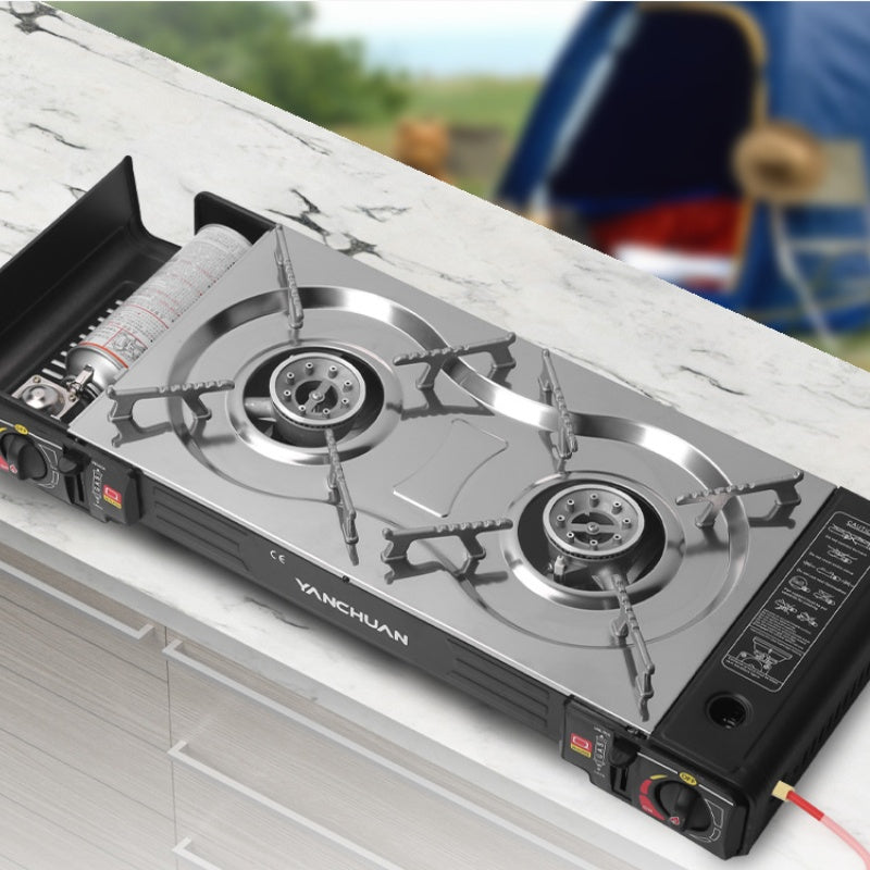 Portable Outdoor Field Double Range Cookware Baking Tray - Image 4