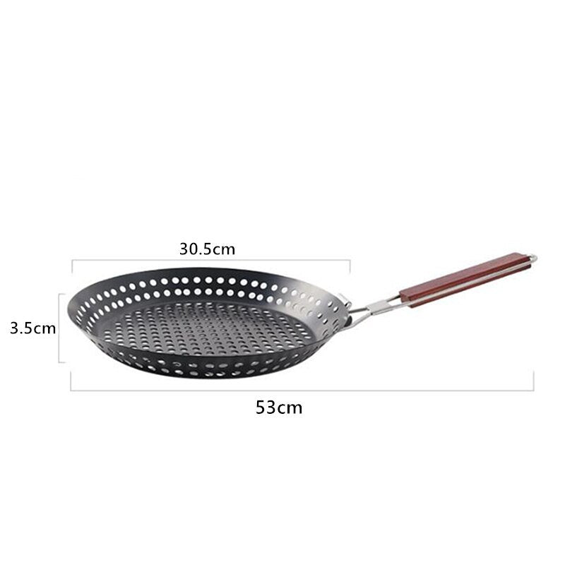 Outdoor Camping Foldable Grilled Skillet Pan - Image 6