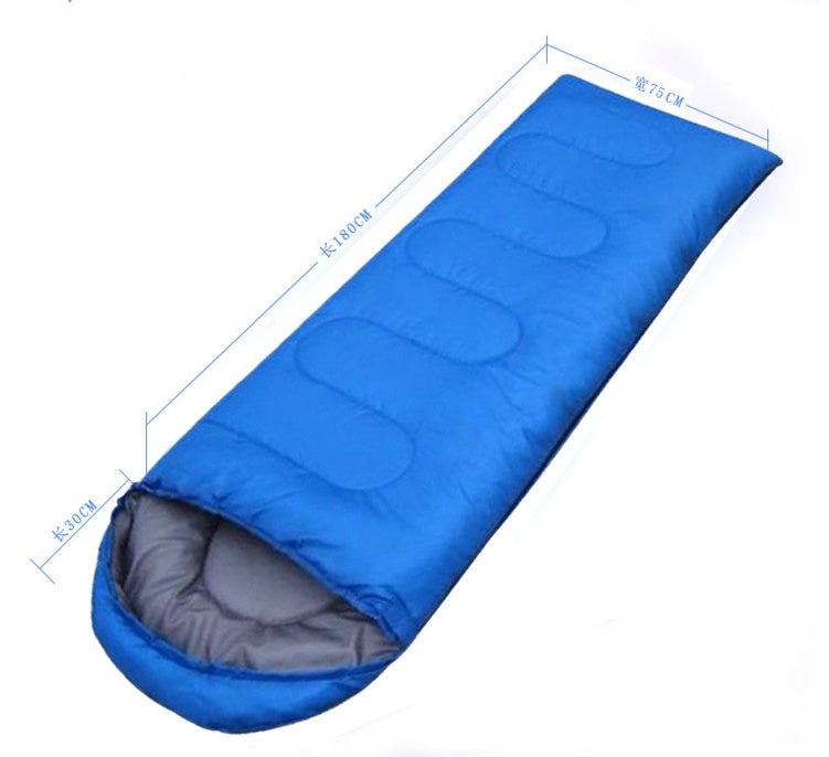 Outdoor Camping Sleeping Bag - Blue - Image 6