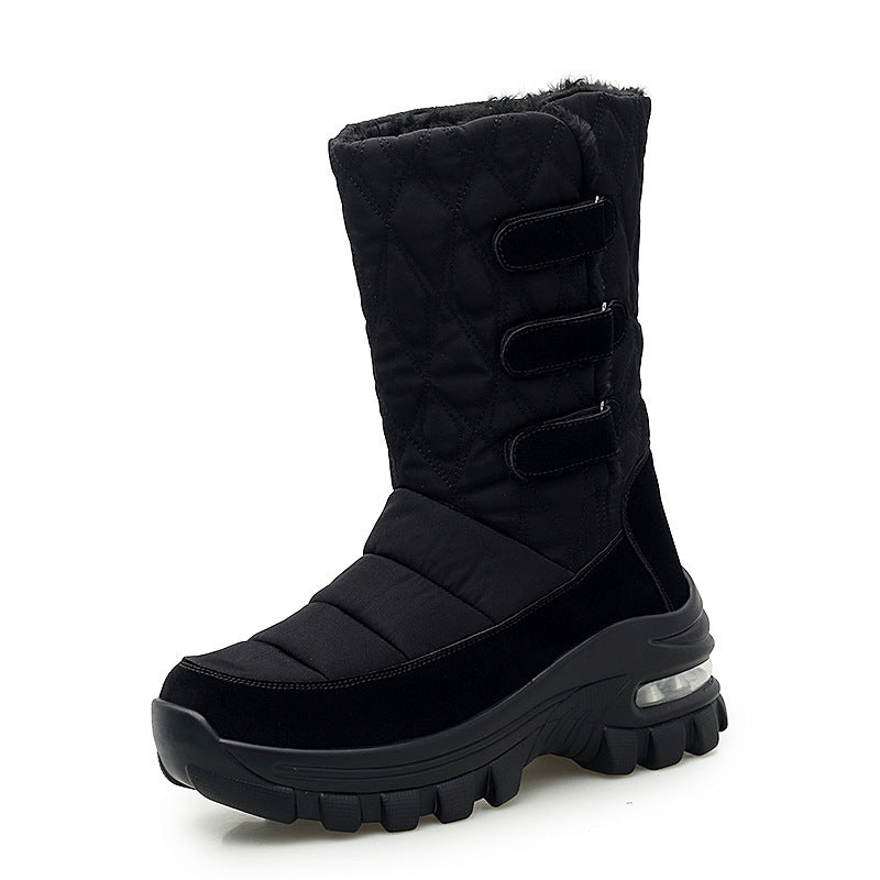 Women's outdoor plus velvet high top snow boots - Image 6