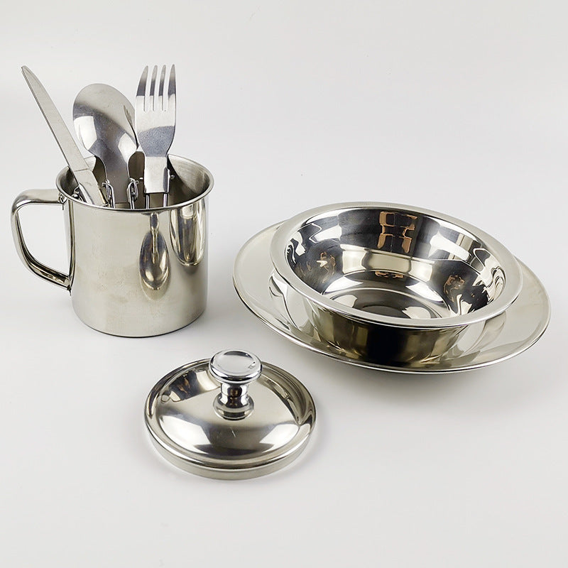 Outdoor Camping Tableware Cookware Set - Image 4