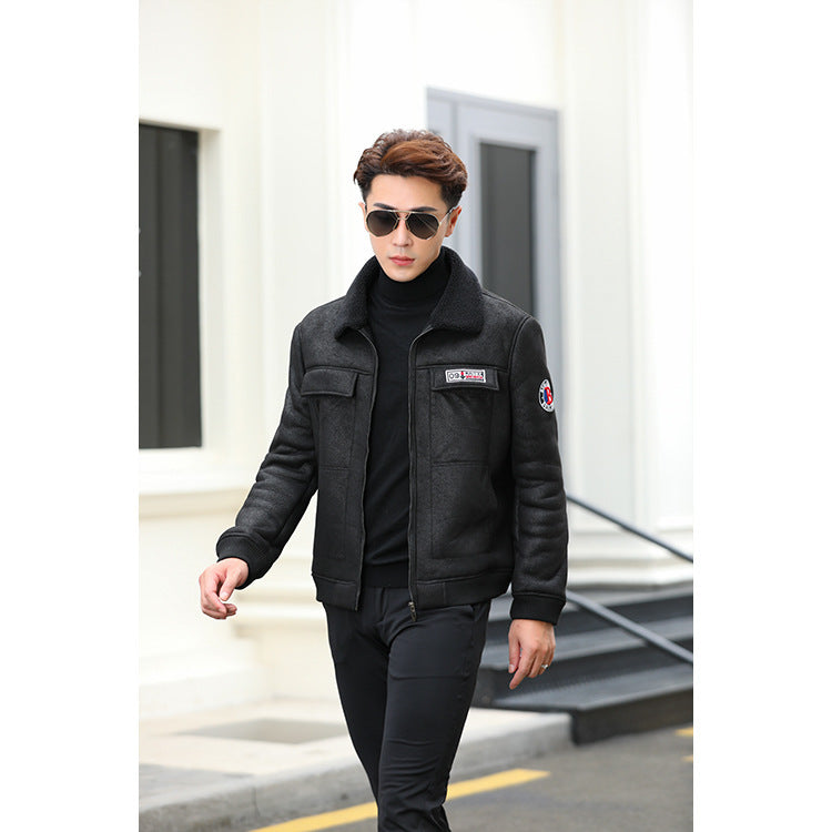Men's Jacket Warm Berber Fleece Clothing - Image 5