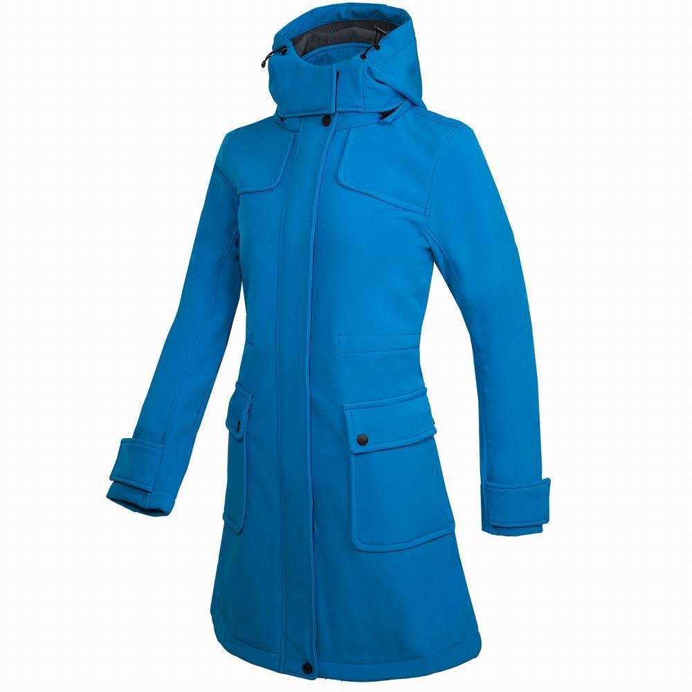 New Sparkling Style Women's Long Outdoor Camping Mountaineering Sports Leisure Shell Jacket - Image 7
