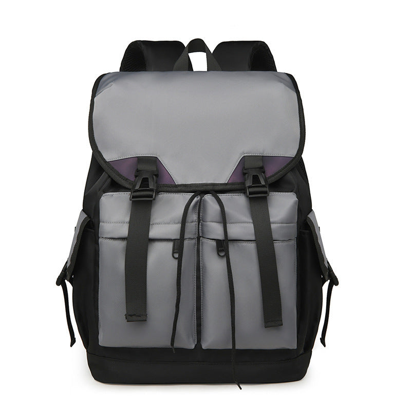Flip Large Capacity Travel Backpack Outdoor Casual Fashion Backpack - Image 6