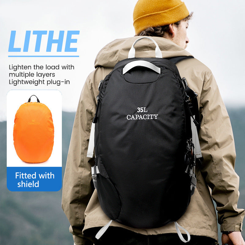 Outdoor Multifunctional Waterproof Hiking Backpack Large Capacity Lightweight Folding Travel - Image 7