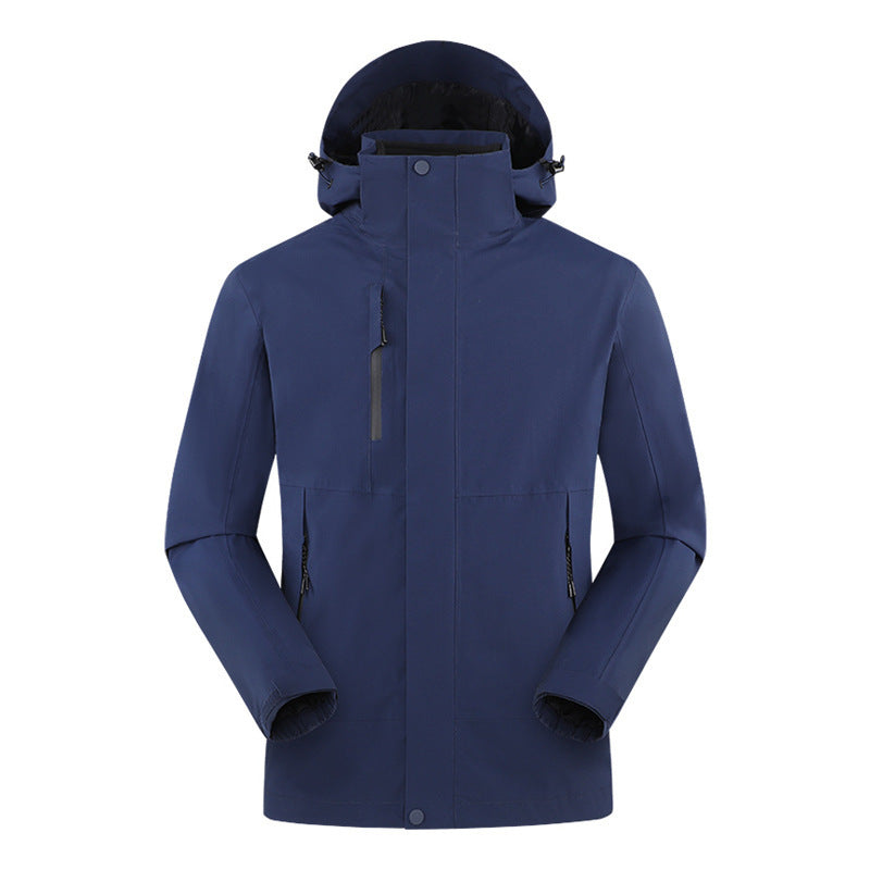 Full Heat Seal Shell Jacket Three-in-one Windproof Outdoor - Image 5