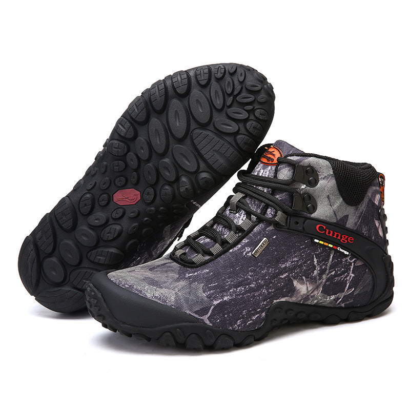 Camouflage Outdoor Climbing Boots Foreign Trade Men's Sports Camping Climbing Boots - Image 2