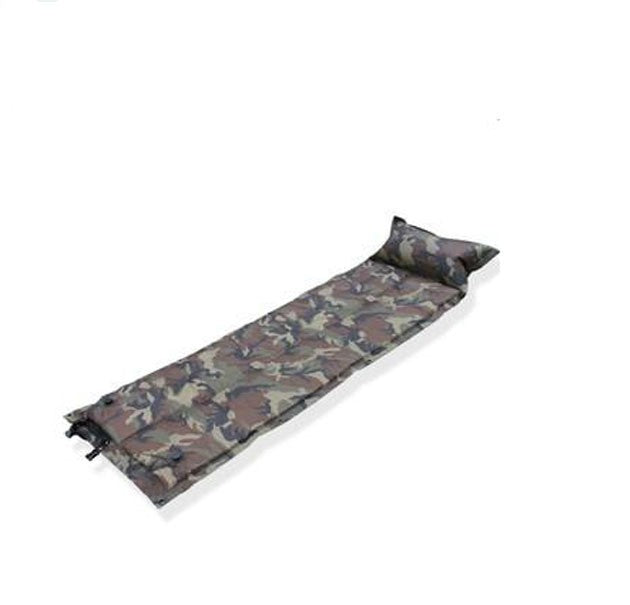 Camo Automatic Inflatable Cushion With Pillow Outdoor Camping Camping Damp - Image 3