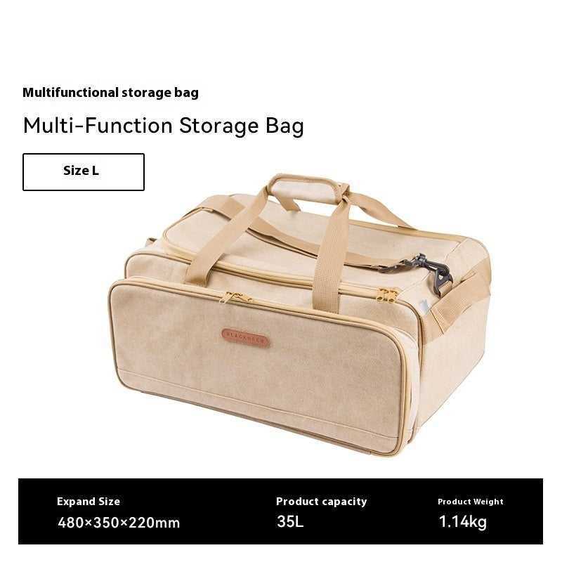 Outdoor Camping Tableware Thickened Gas Tank Stove Cookware Kitchenware Picnic Bag - Image 3