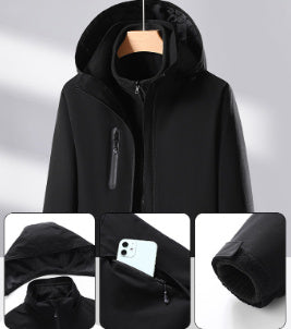 Dual Control Zone 15 Intelligent Heating Shell Jacket Winter Outdoors Mountaineering Cold Protection Warm Coat Jacket - Image 5