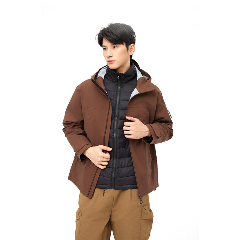 Mountain Hard Shell Shell Jacket Windproof Waterproof Outdoor Mountaineering Clothing Breathable Overalls - Image 7